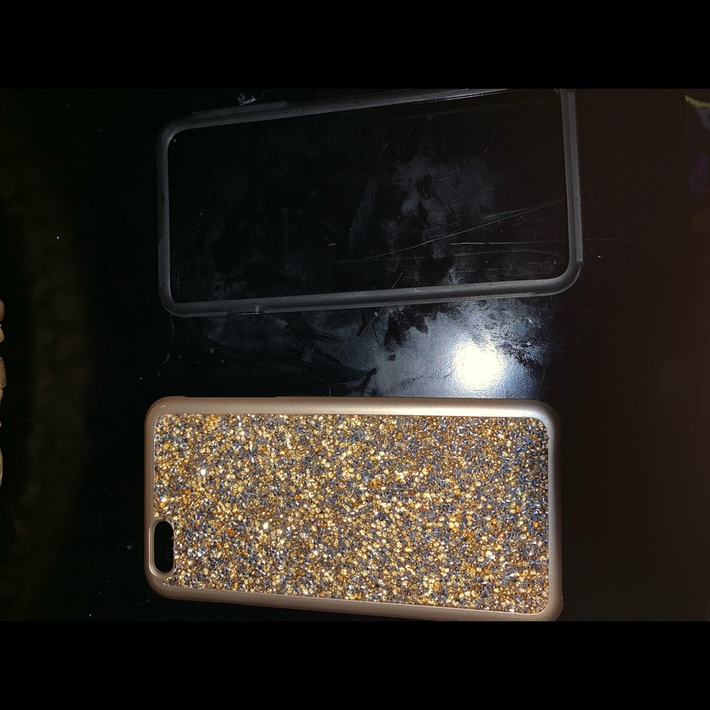 Gold sparkle case